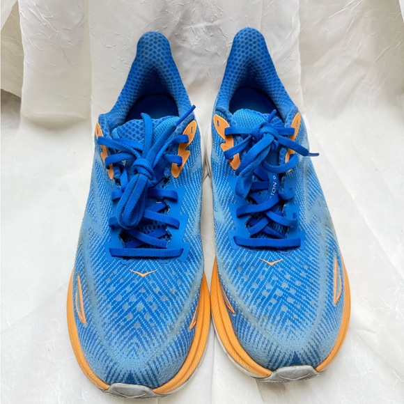 Hoka Vibrant Blue and Orange Athletic Shoes size 8.5 - Picture 2 of 6